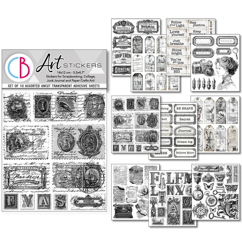 Ciao Bella - Lithographs - Mixed Media Sticker Set