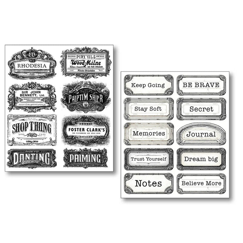 Ciao Bella - Lithographs - Mixed Media Sticker Set