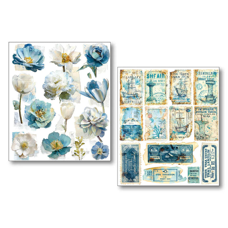 Ciao Bella - Edge of the Ocean - Mixed Media Sticker Set