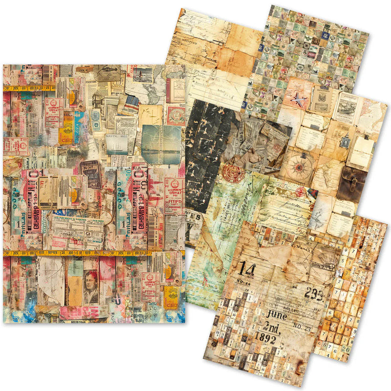 Ciao Bella - Craft Mix - Journey Ahead - Mixed A5 Paper Pack
