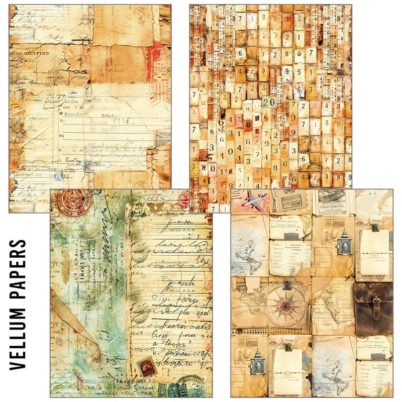 Ciao Bella - Craft Mix - Journey Ahead - Mixed A5 Paper Pack