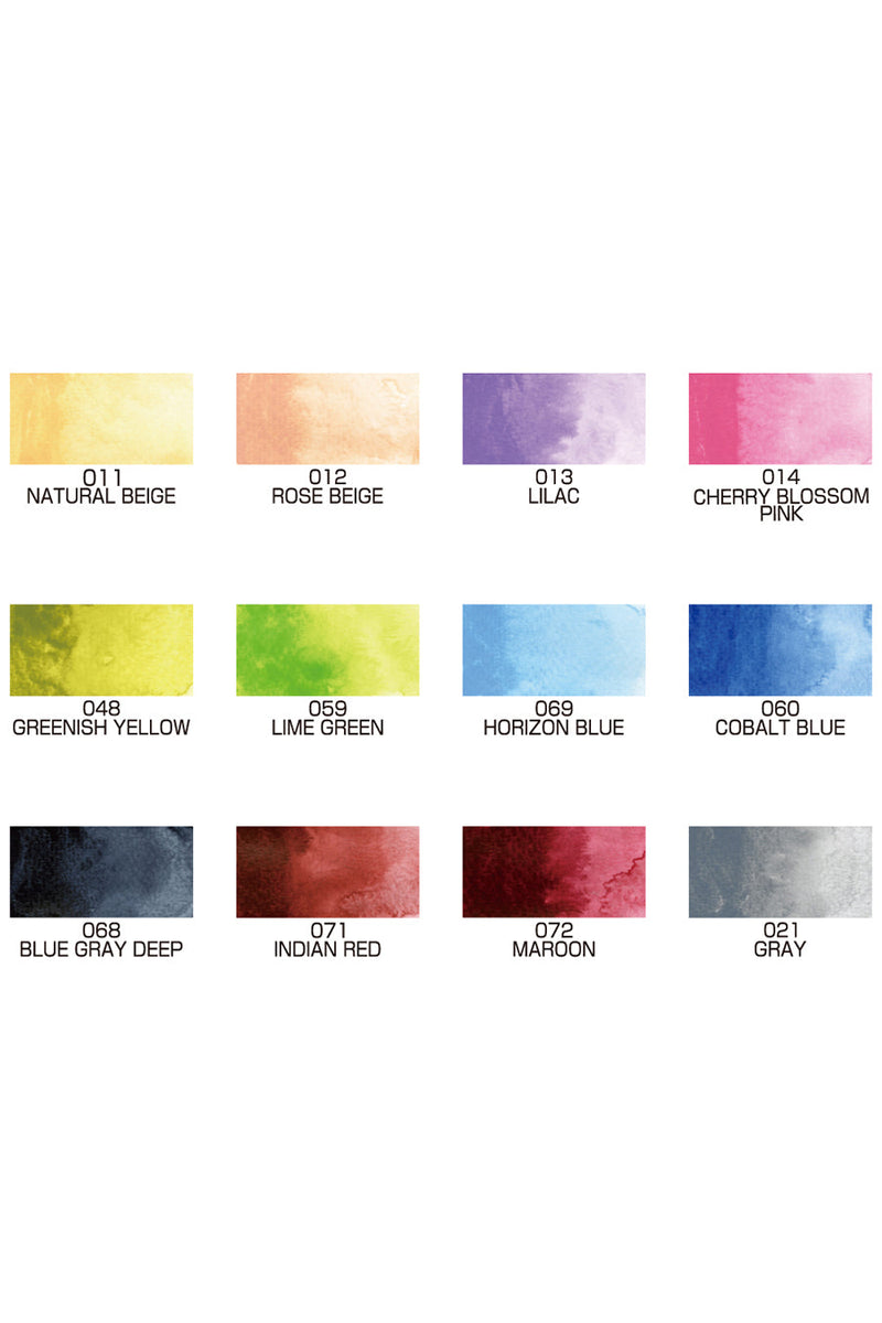 Kuretake - Gansai Tambi Watercolor - 12 Color Set