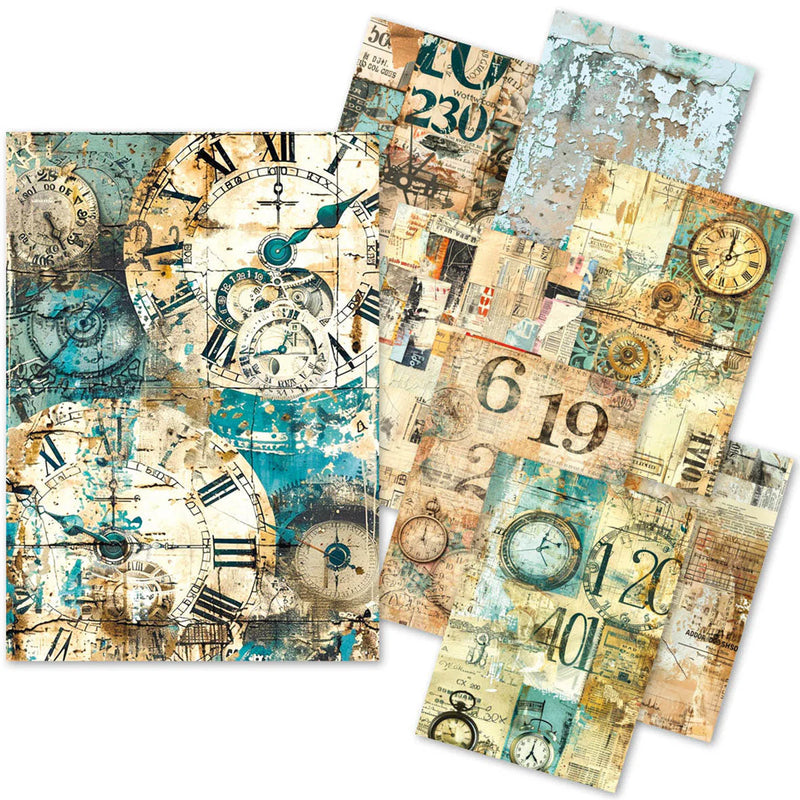 Ciao Bella - Fragments of Time - A5 Tissue Paper Set