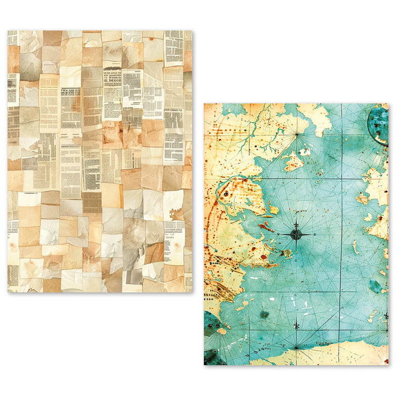Ciao Bella - Fragments of Time - A5 Tissue Paper Set