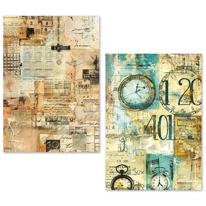 Ciao Bella - Fragments of Time - A5 Tissue Paper Set
