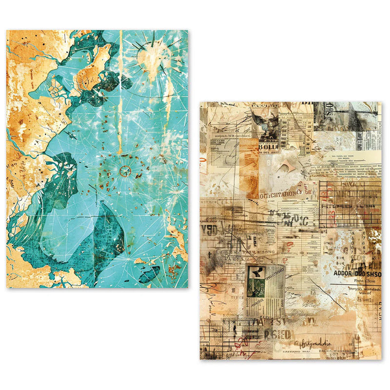 Ciao Bella - Fragments of Time - A5 Tissue Paper Set