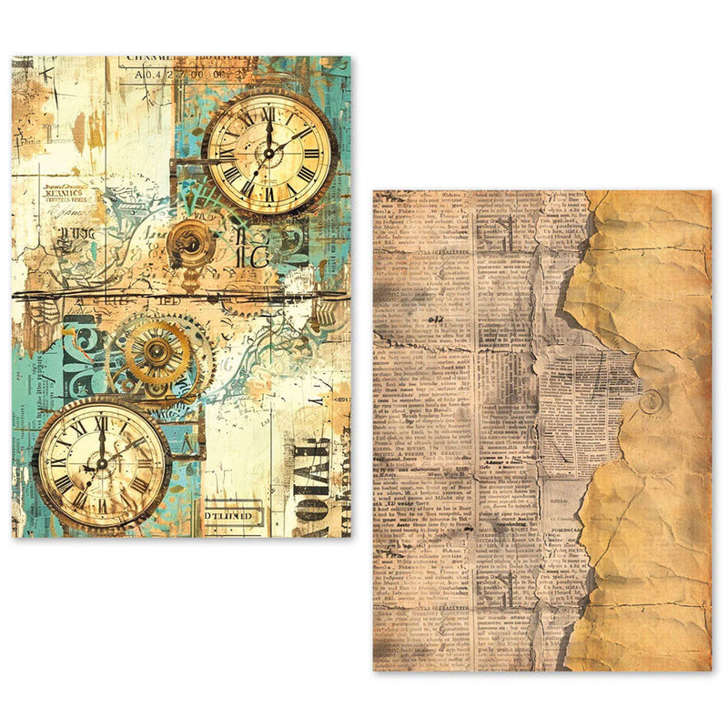 Ciao Bella - Fragments of Time - A5 Tissue Paper Set