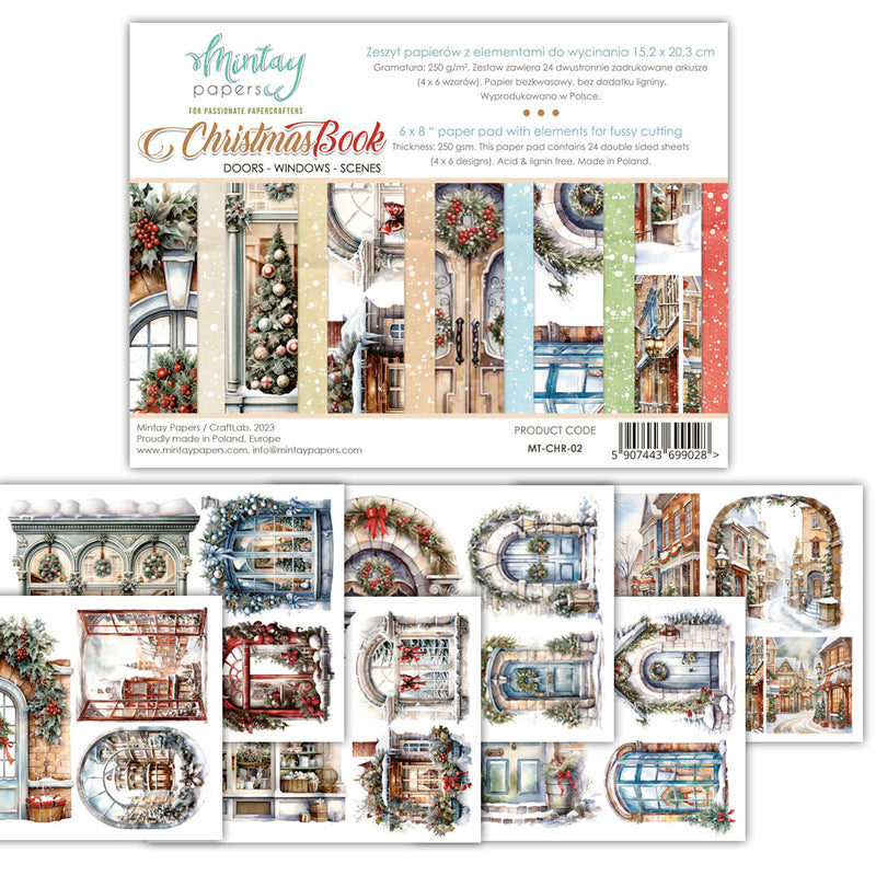 Mintay Papers - Christmas Book - 6 x 8 Paper Pad