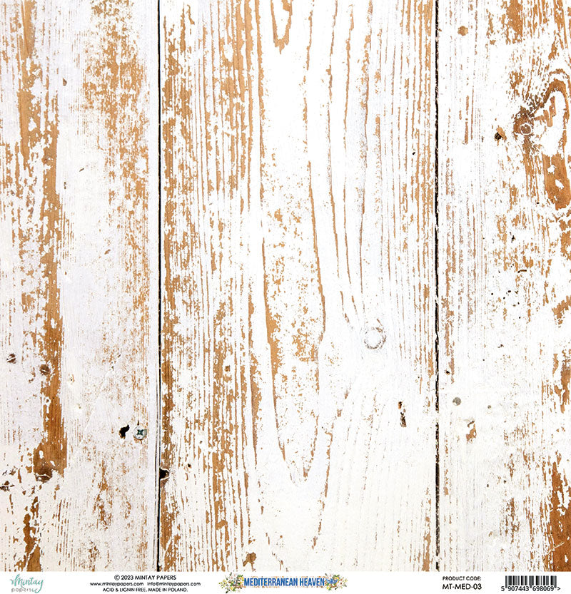 Mintay Papers - Mediterranean Heaven - 12 x 12 Double Sided Paper - 03