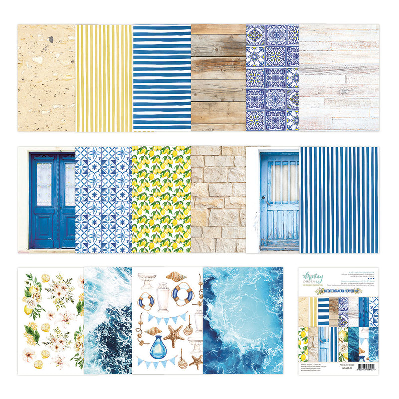 Mintay Papers - 6 x 8 Paper Pad - Mediterranean Heaven