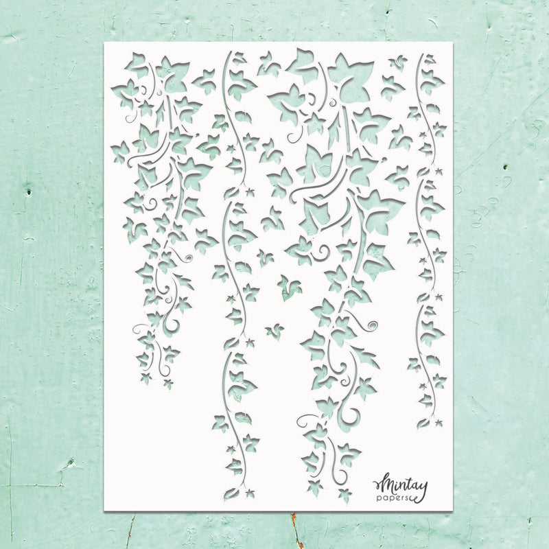 Mintay Papers - Kreativa - 6 x 8 Stencil - Ivy