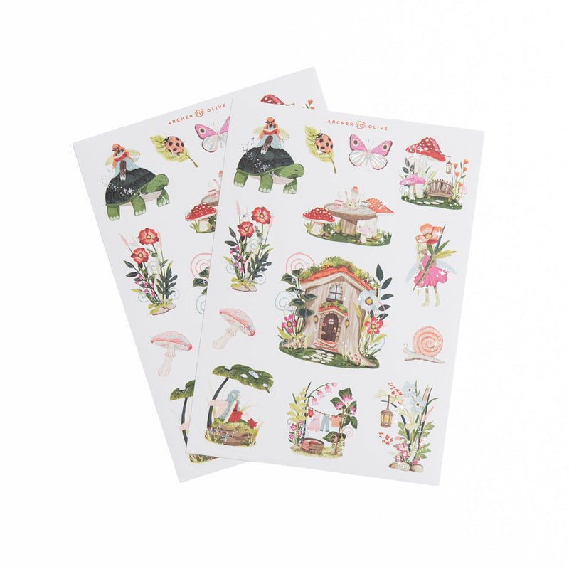 Archer and Olive - Fairy House Sticker Set