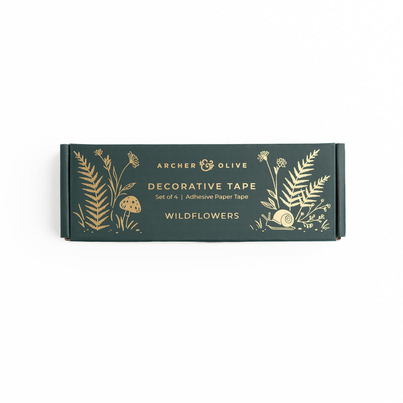 Archer and Olive - Wildflowers Washi Tape Set