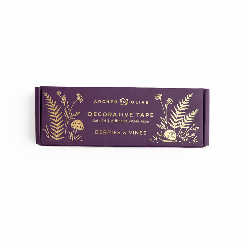 Archer and Olive - Berries & Vines Washi Tape Set