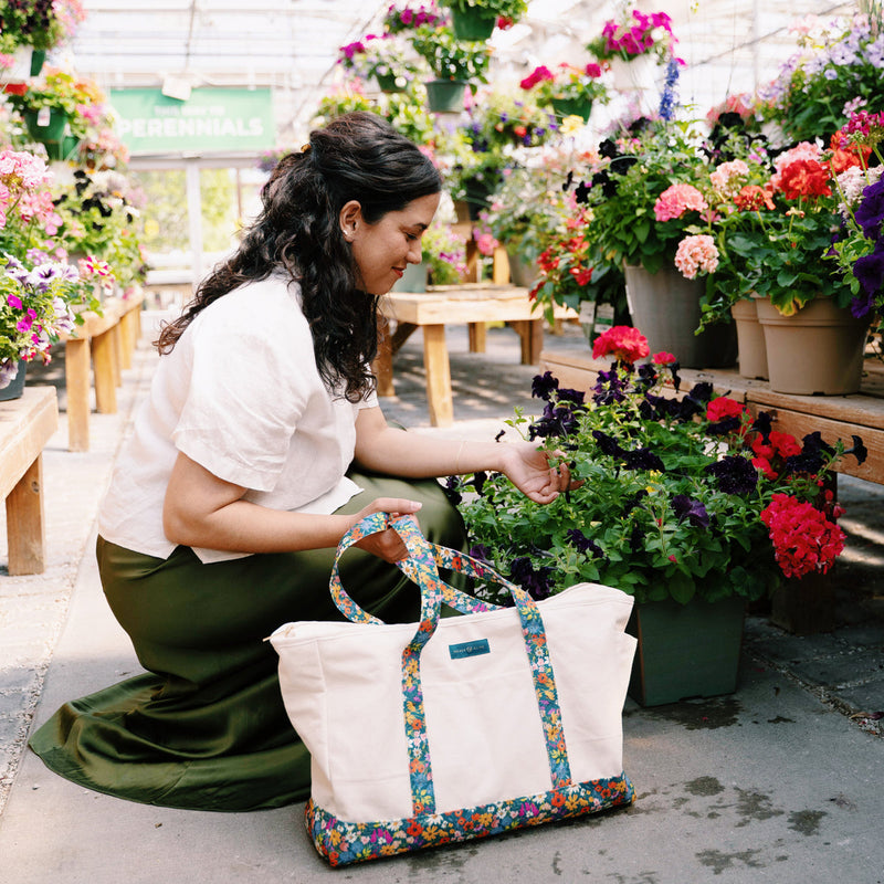 Archer and Olive - Meadow & Vine Canvas Tote