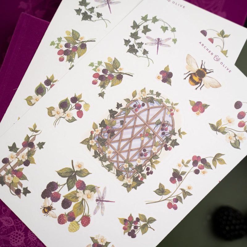 Archer and Olive - Berries & Vines Sticker Set