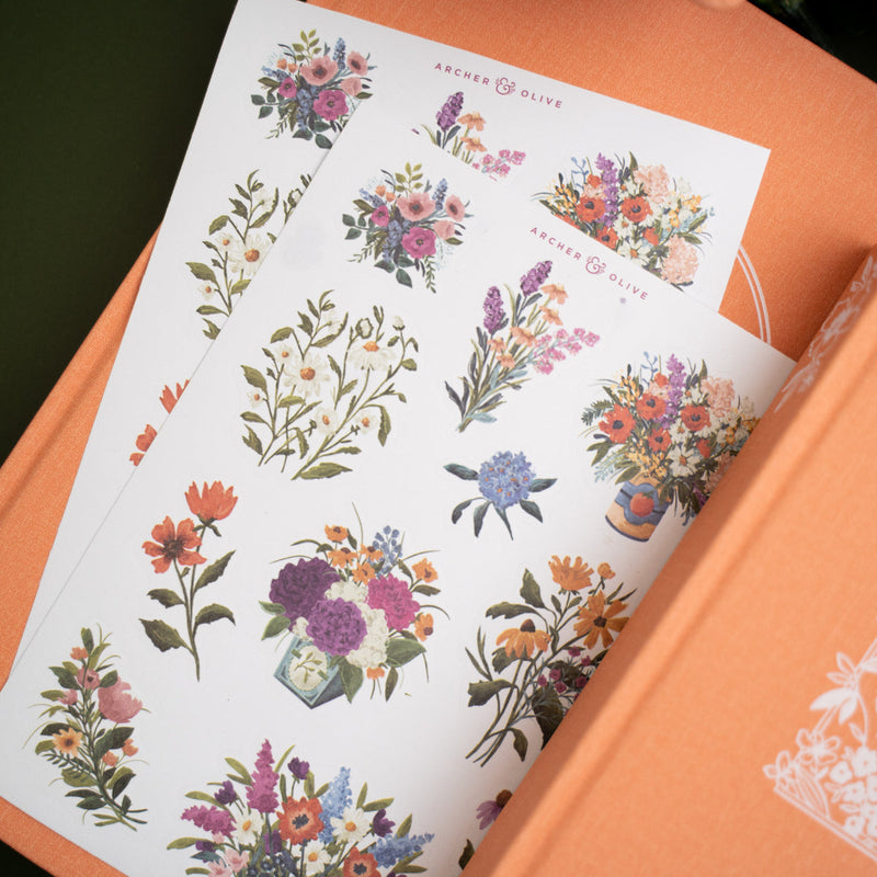 Archer and Olive - Wildflowers Sticker Set