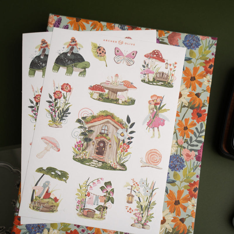Archer and Olive - Fairy House Sticker Set