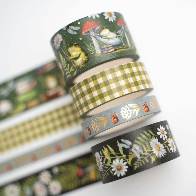 Archer and Olive - Literary Frog Washi Tape Set