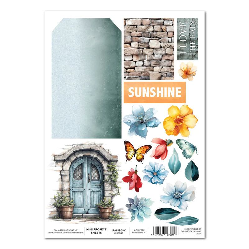 3Quarter Designs - Tomorrow's Rainbow - Mini Project Sheet
