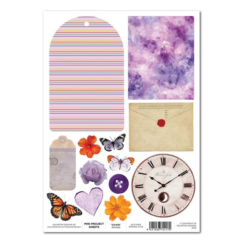 3Quarter Designs - Dawn - Mini Project Sheet