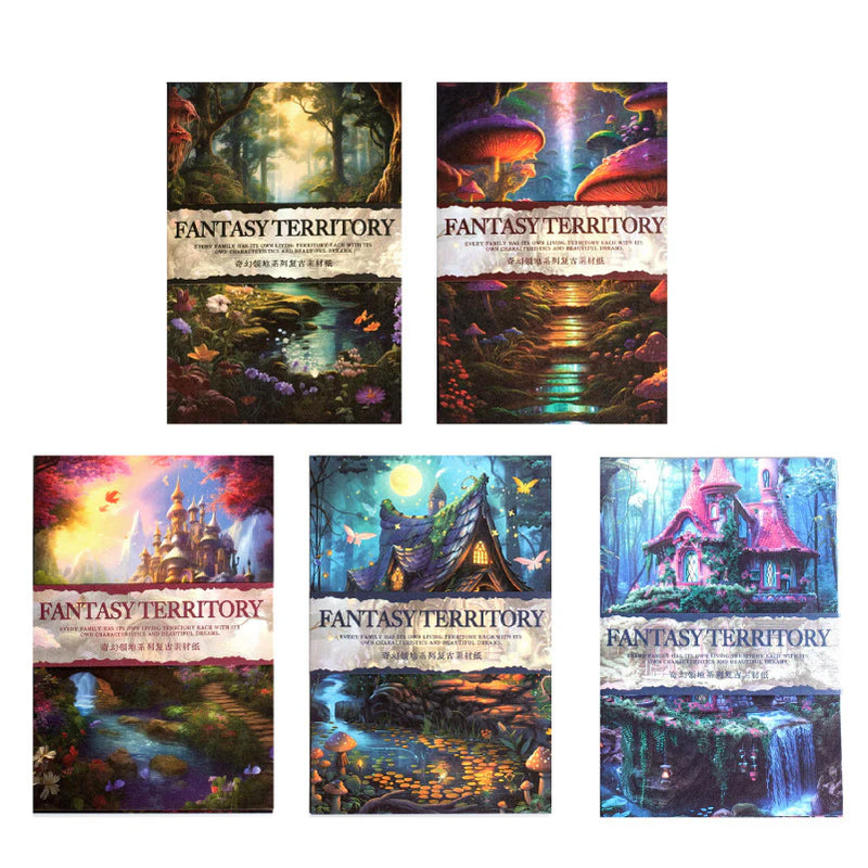 Fantasy Territory Journal Paper Pack
