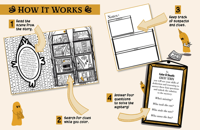 Rebecca Demos - Color & Sleuth: Ghost Town