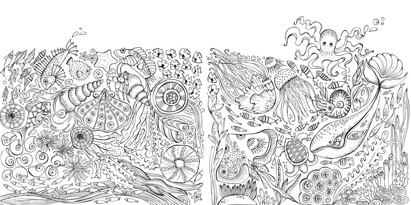 Rita Berman - Hidden Oceans Coloring Book