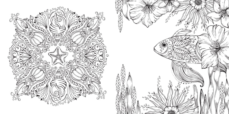 Rita Berman - Hidden Oceans Coloring Book
