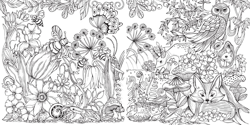 Rita Berman - Hidden Earth Coloring Book