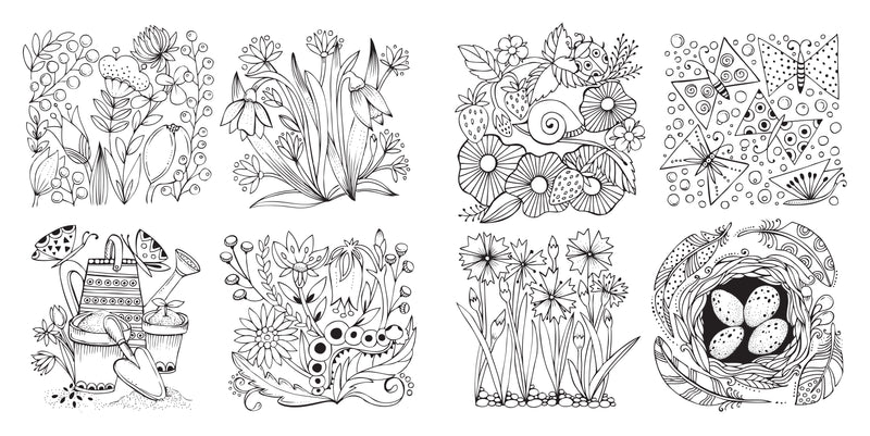 Rita Berman - Hidden Seasons Coloring Book