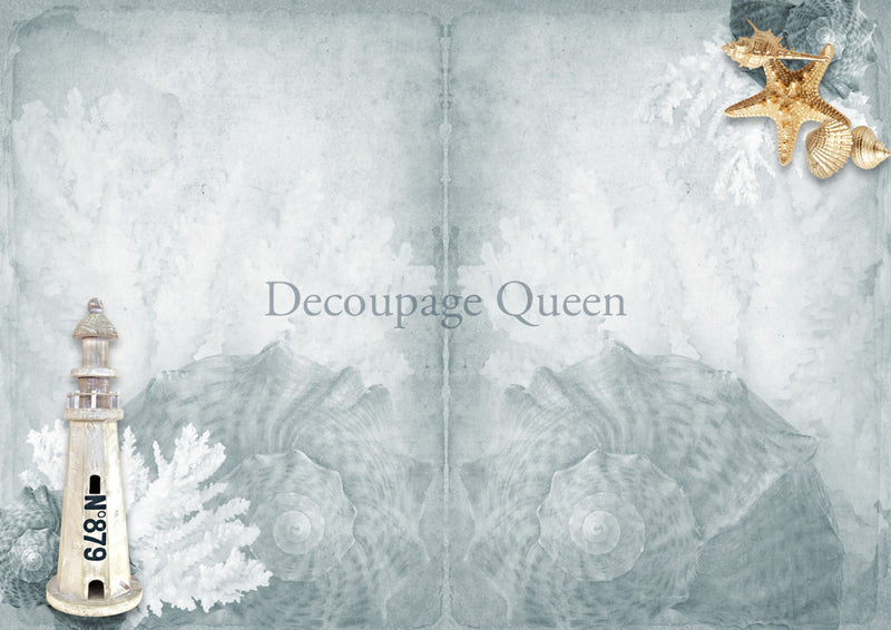 Decoupage Queen - Seaside Greetings Journal Pack
