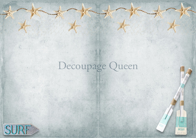Decoupage Queen - Seaside Greetings Journal Pack