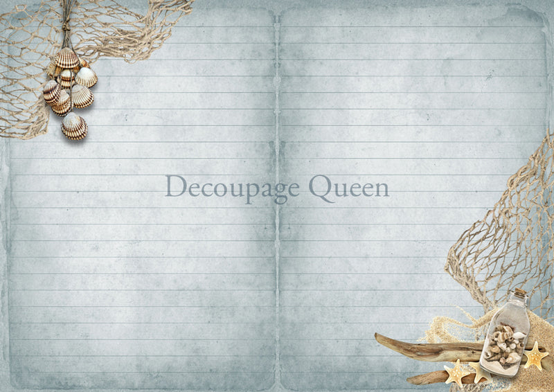 Decoupage Queen - Seaside Greetings Journal Pack