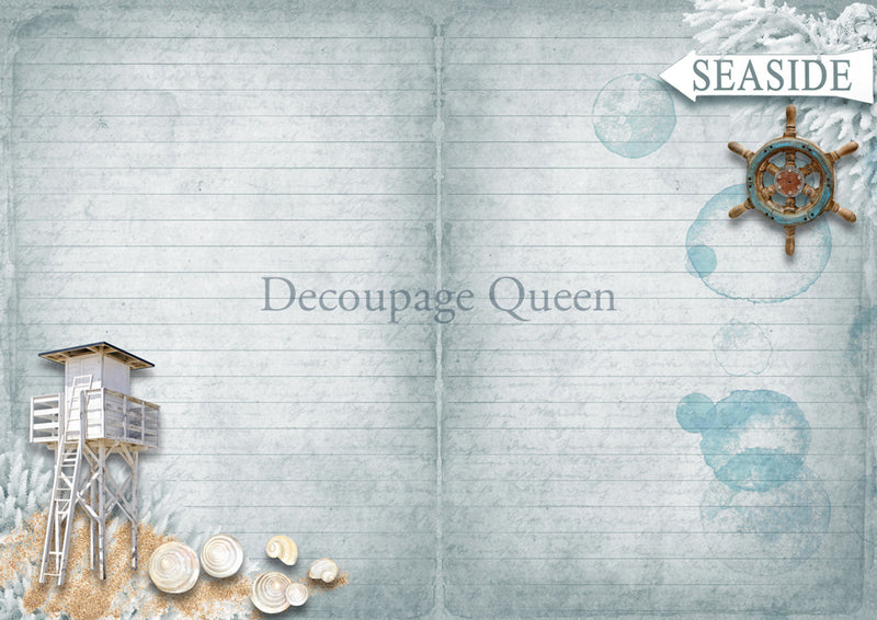 Decoupage Queen - Seaside Greetings Journal Pack