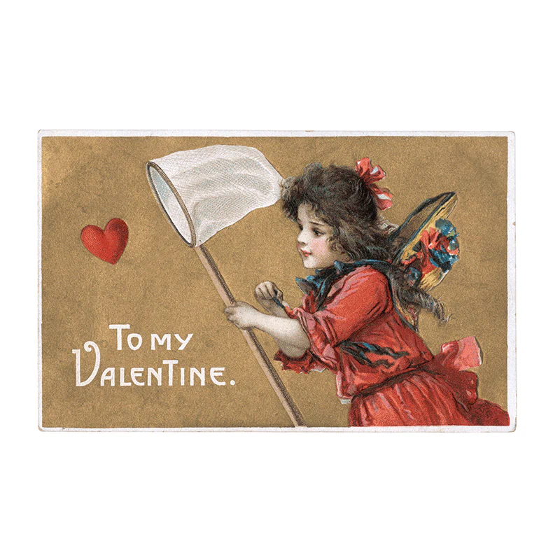 Laughing Elephant - Victorian Valentine Postcard Book - 30 Unique Vintage Postcards