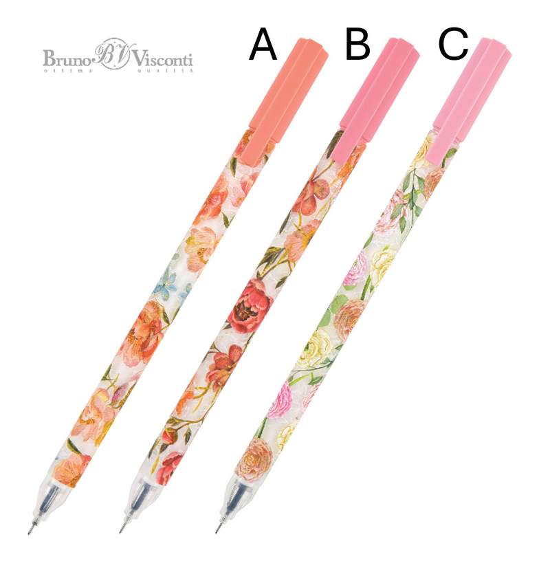 BV by Bruno Visconti - UniWrite Gel Pens - Flora