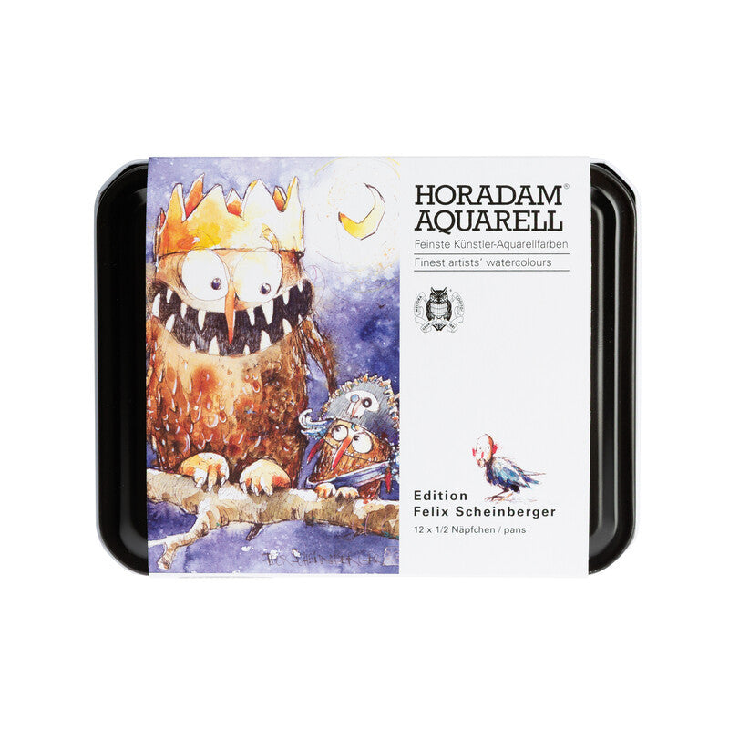 Schmincke - Horadam Aquarell - Watercolor Special Edition Felix Scheinberger Set of 12 Half Pans