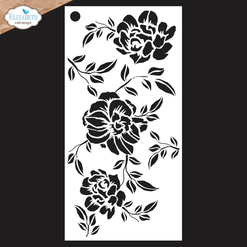 Elizabeth Craft Designs - In the Garden Collection - Stencils - Journal Stencils 8