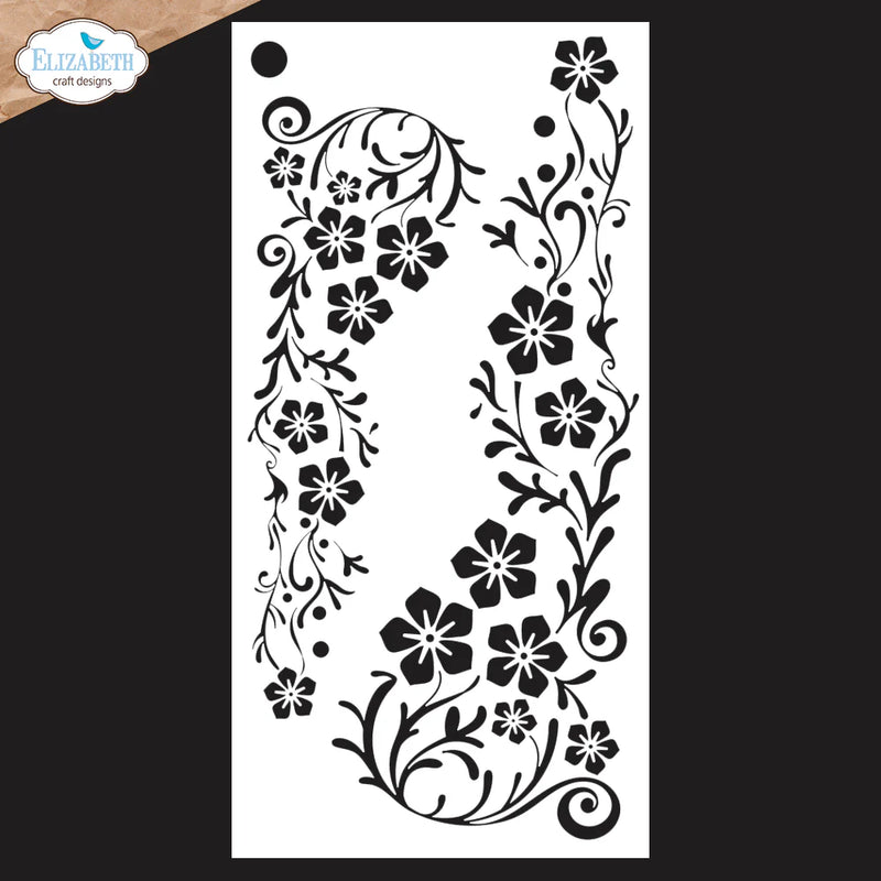 Elizabeth Craft Designs - In the Garden Collection - Stencils - Journal Stencils 8