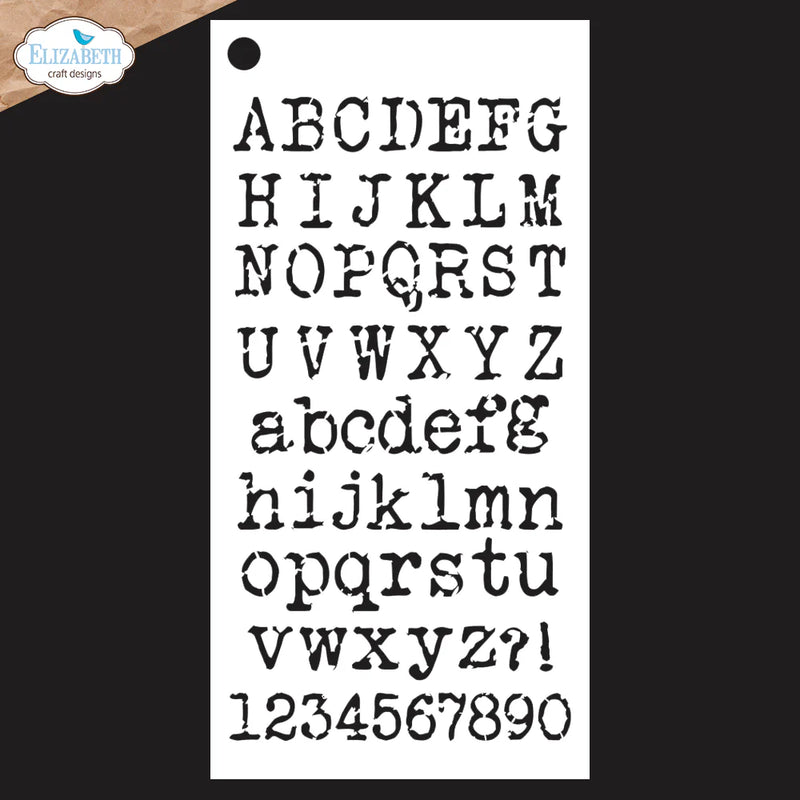 Elizabeth Craft Designs - In the Garden Collection - Stencils - Journal Stencils 8