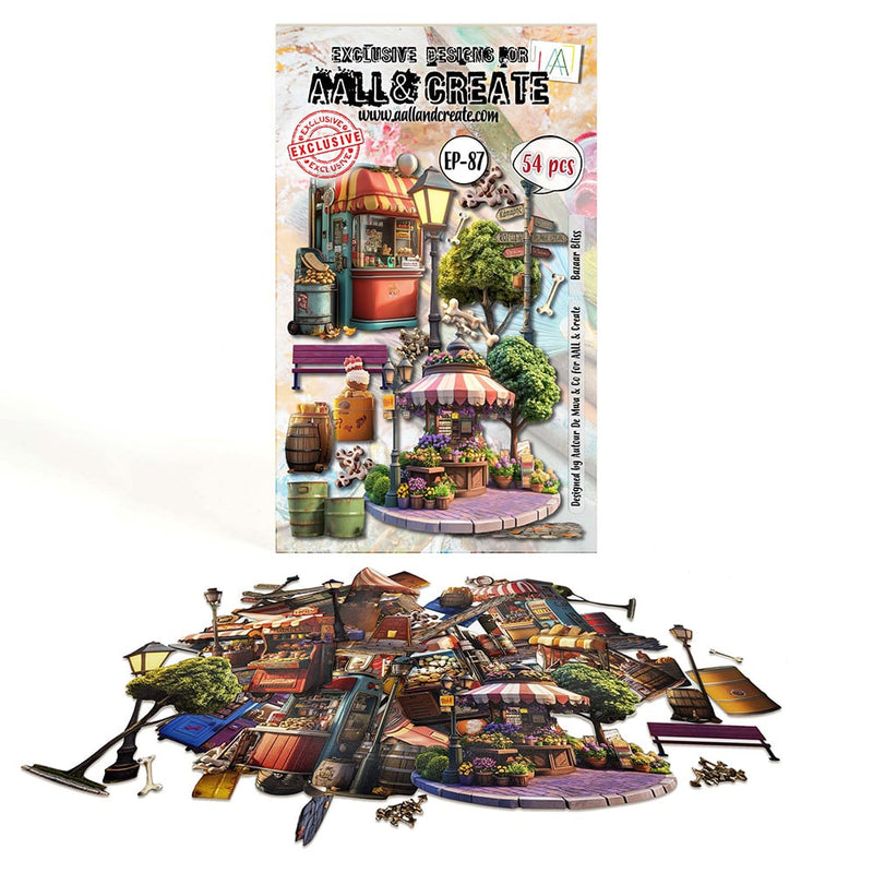 AALL and Create - Bazaar Trails Collection - Ephemera - Bazaar Bliss