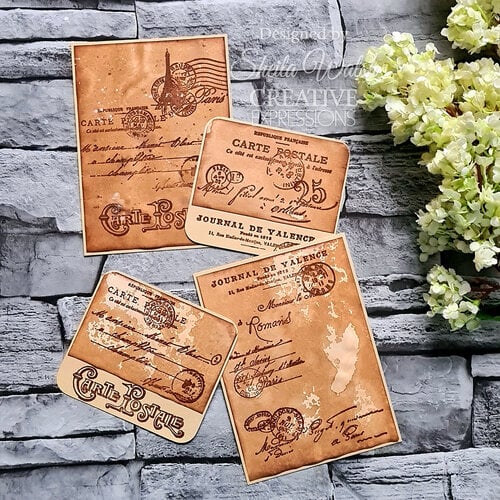 Creative Expressions - Clear Photopolymer Stamps - Carte Postale