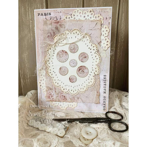 Creative Expressions - Shabby Basics Collection - Craft Dies - Lace Doily - Penelope