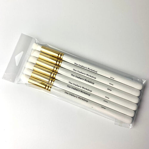 The Crafter's Workshop - Medium Blending Brushes - 6 pieces