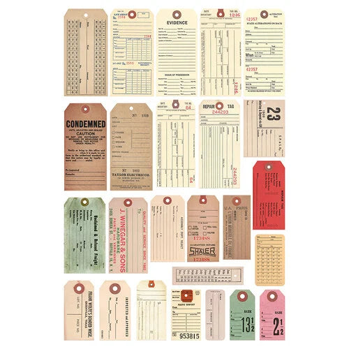Tim Holtz - Idea-ology - Salvaged Tags