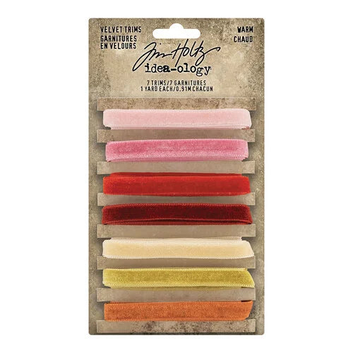 Tim Holtz - Idea-ology - Velvet Trims - Warm