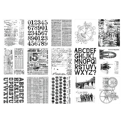 Tim Holtz - Idea-ology - Collage Paper Archives