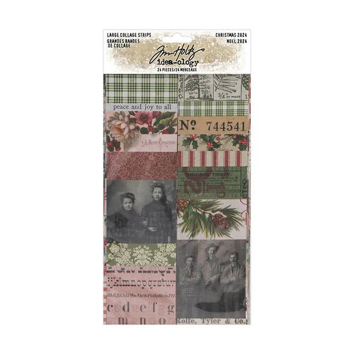Tim Holtz - Idea-ology - Christmas - Large Collage Strips