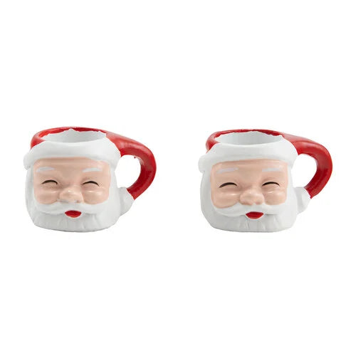 Tim Holtz - Idea-ology - Christmas - Mini Santa Mugs